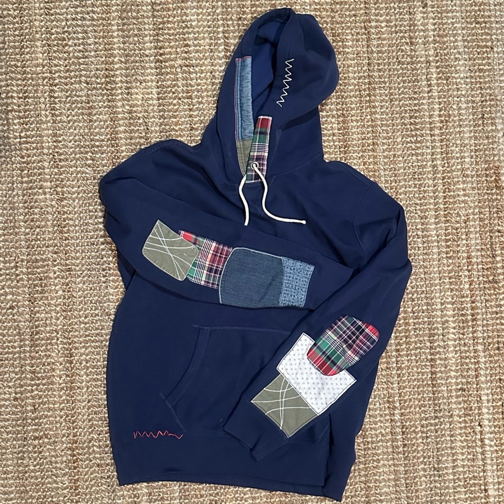 NWOT Polo Ralph Lauren Patchwork Hoodie